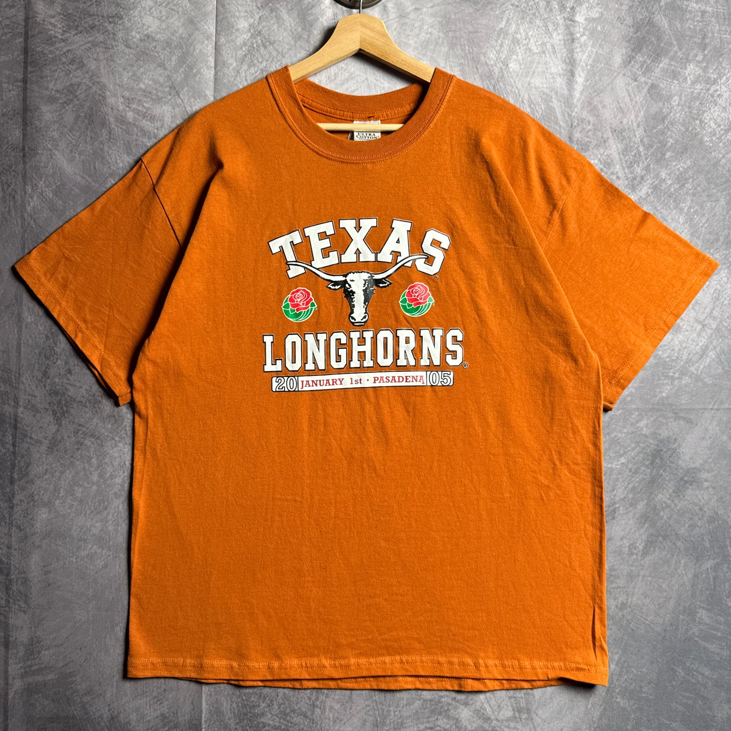 2005 Orange Texas Longhorns Rose Bowl Shirt 4493