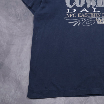 1992 Navy Blue Dallas Cowboys NFC Eastern Div. Champs Shirt 6649