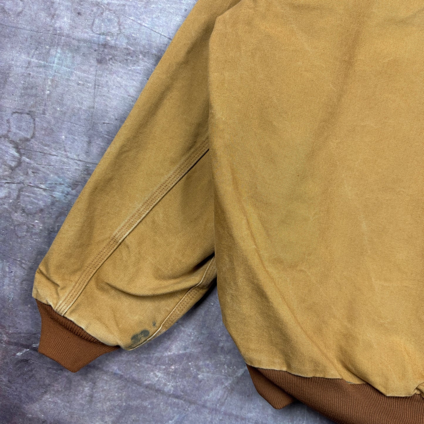 90s Tan Brown Carhartt Pella Embroidered Hooded Active Work Jacket XXL 2360