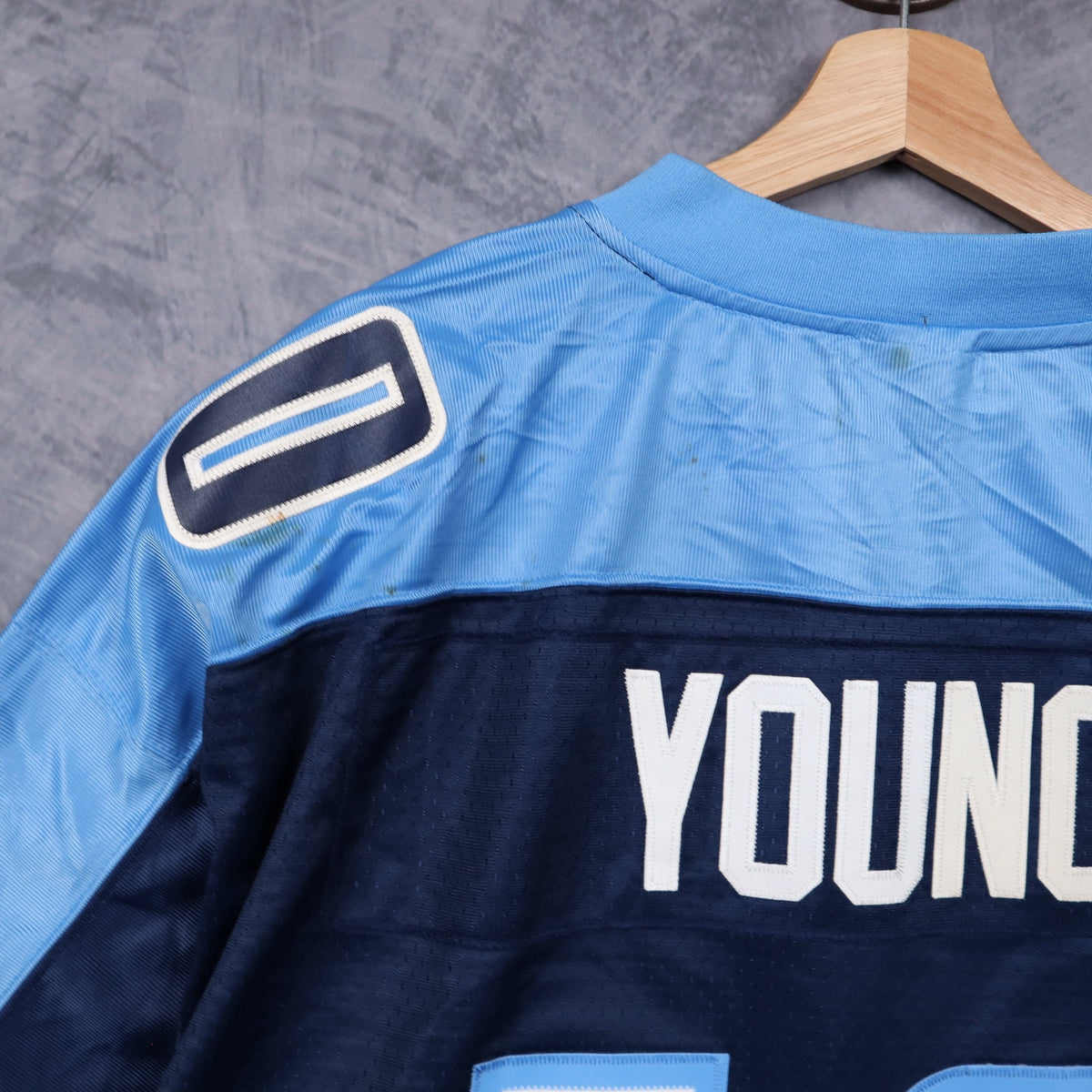 00s Navy Blue Tennessee Titans Vince Young #10 Reebok NFL Jersey 6572