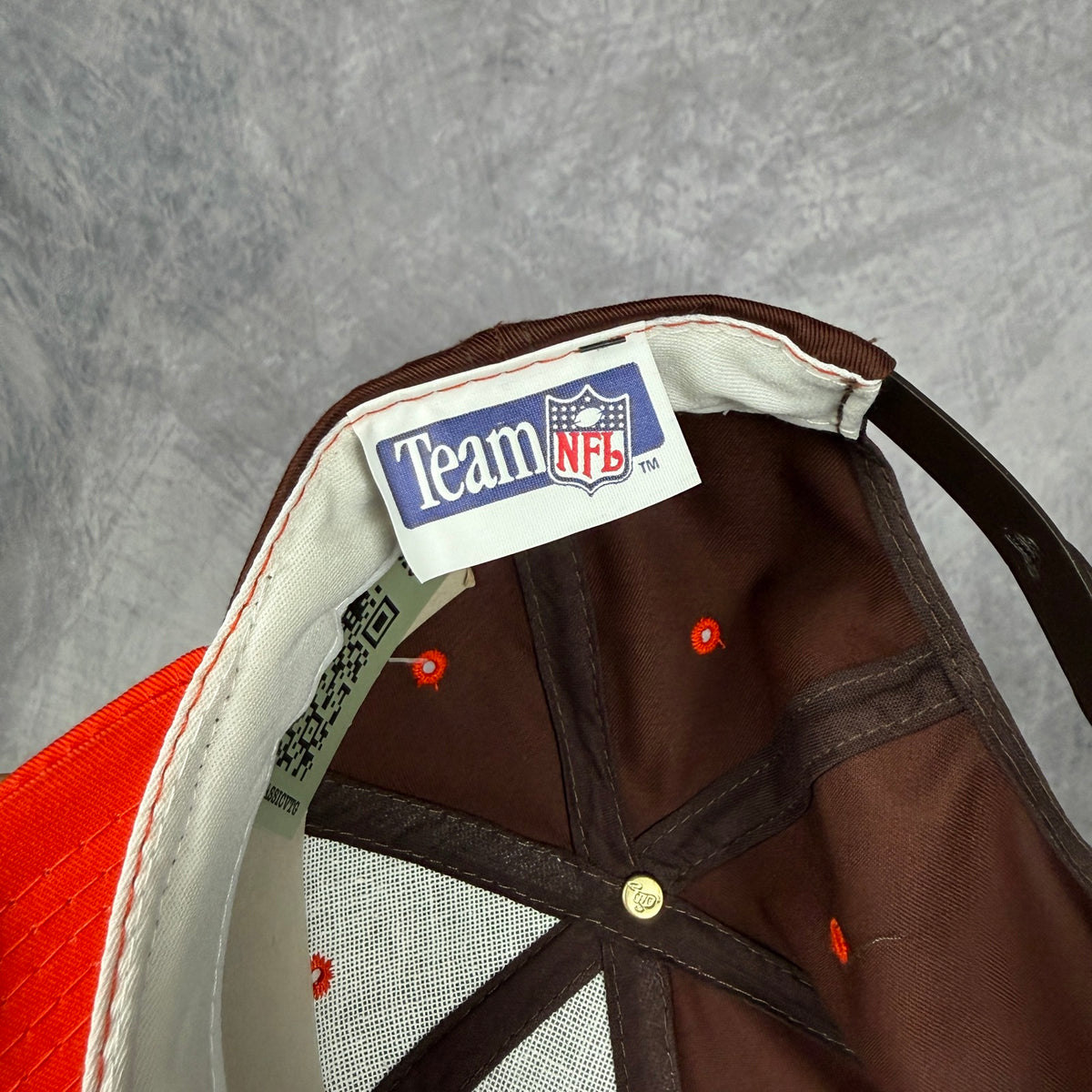 90s Brown Cleveland Browns Snapback Hat 6872