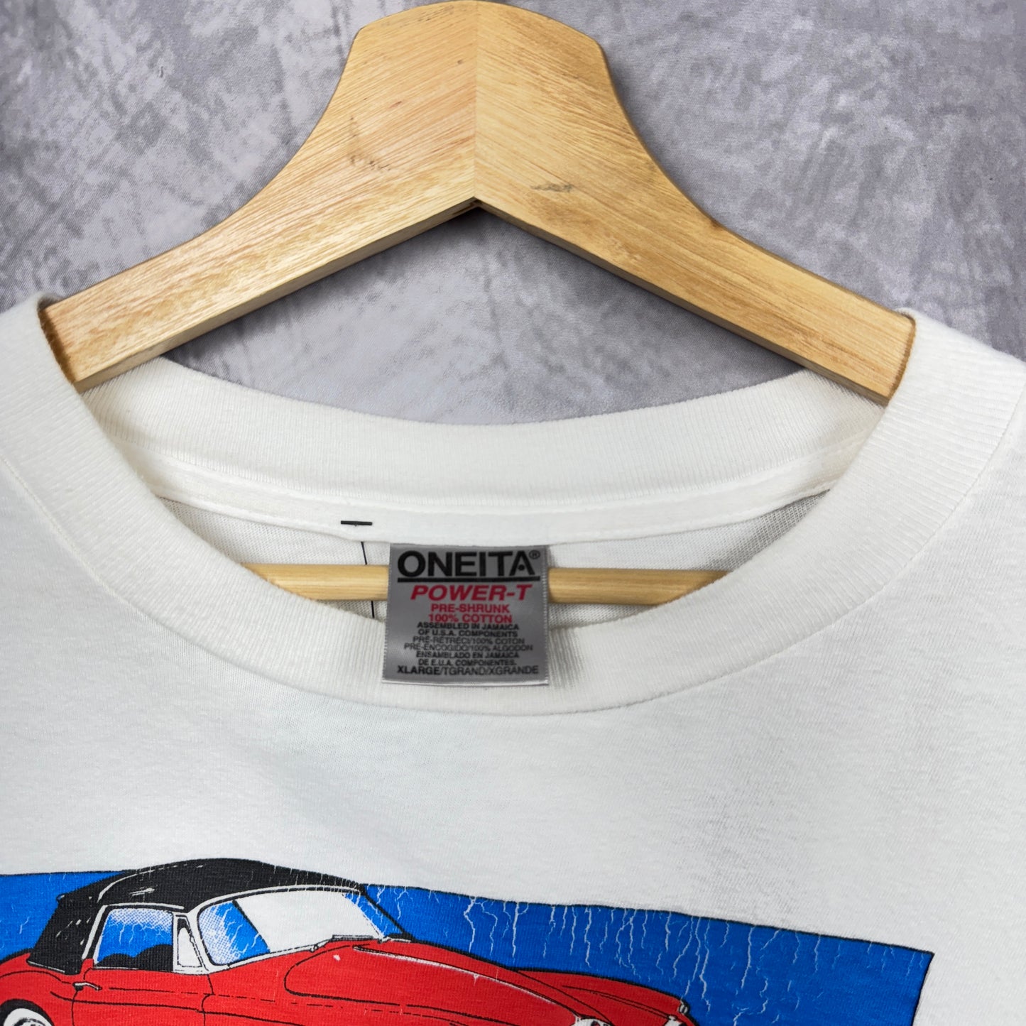 90s White Jaguar Shirt 3886