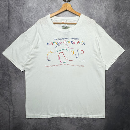 90s White Children's Museum Vintage Grand Prix Shirt 3930