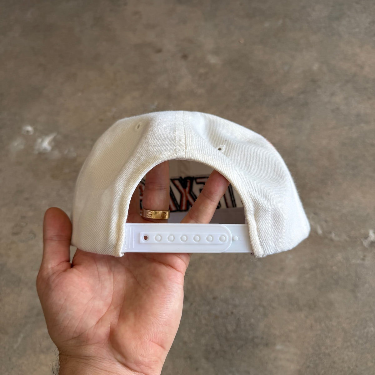90s Cream Texas Longhorns Sports Specialties Snapback Hat 5775