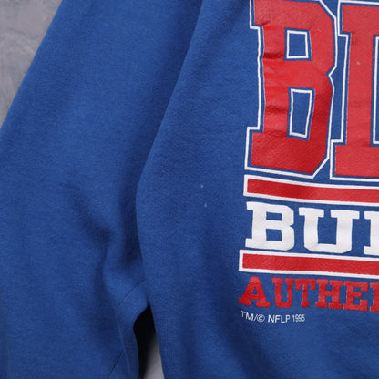 1995 Blue Buffalo Bills NFL Crewneck Sweatshirt 6465