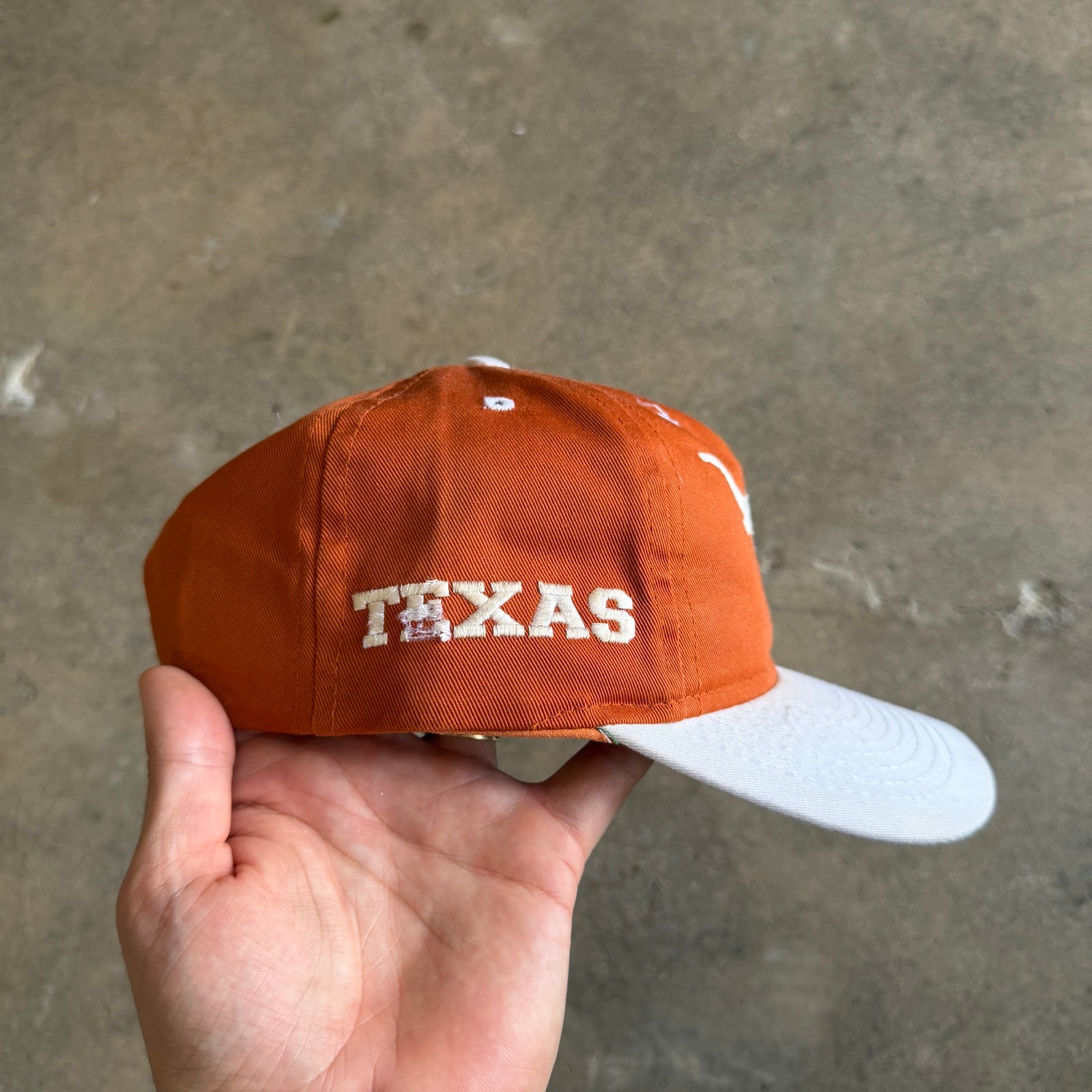 90s Orange Texas Longhorns Snapback Hat 5798