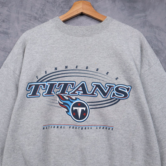 90s Grey Tennessee Titans Crewneck Sweatshirt 6444