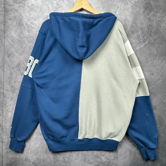 90sGrey Blue Dallas Cowboys Hoodie 4124