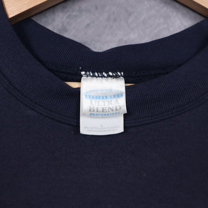 2002 Navy Blue St. Louis Rams Kurt Warner NFC Champions Crewneck Sweatshirt 6482