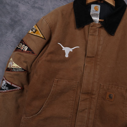 00s Brown Carhartt Texas Longhorns Jacket 5903