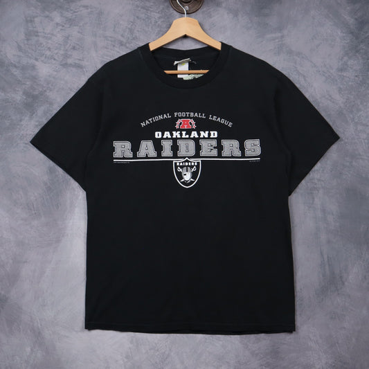 2001 Black Oakland Raiders NFL Shirt 6776
