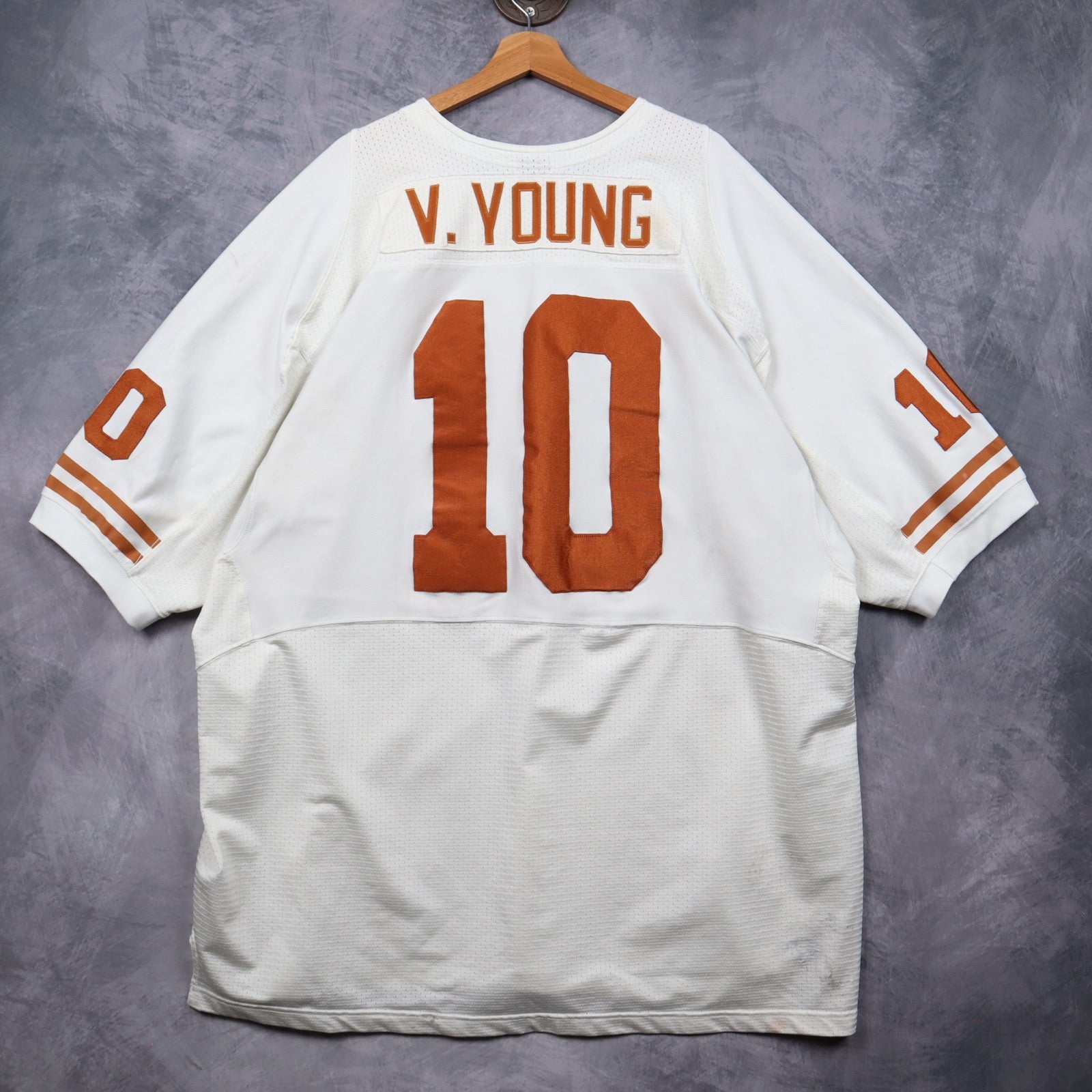 2005 White Texas Longhorns Rose Bowl V. Young Nike Jersey 5813
