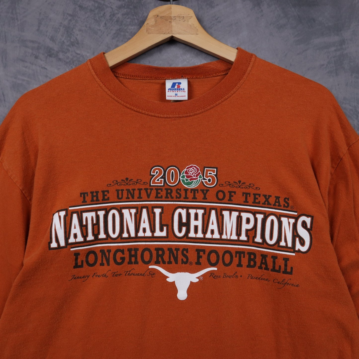 2006 Burnt Orange Texas Longhorns National Champions Long Sleeve Shirt 5863