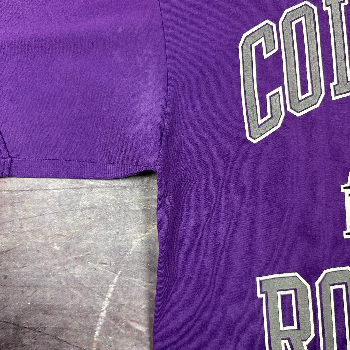 90s Purple Colorado Rockies Shirt 3292