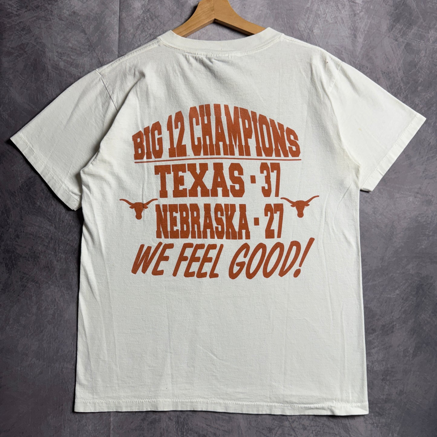 1996 White Texas Longhorns Big 12 Conference Champions Shirt 4603