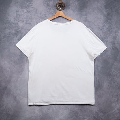 00s White Polo Ralph Lauren Surf Bear Shirt 5544