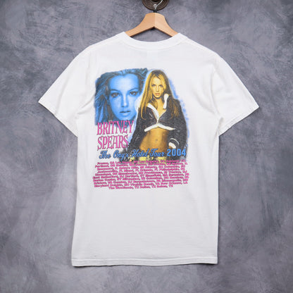 2004 White Britney Spears Onyx Hotel Tour Shirt 5156
