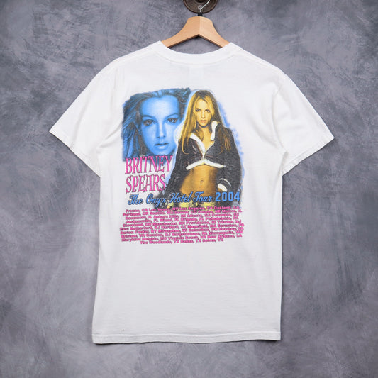 2004 White Britney Spears Onyx Hotel Tour Shirt 5156