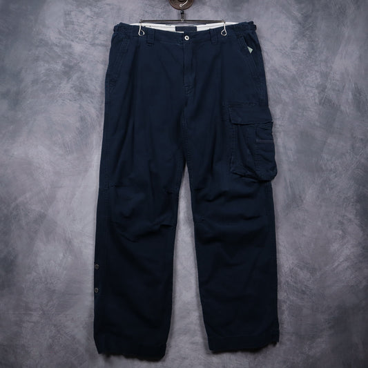 90s Navy Blue Polo Ralph LAuren Utility Cargo Pants 5061