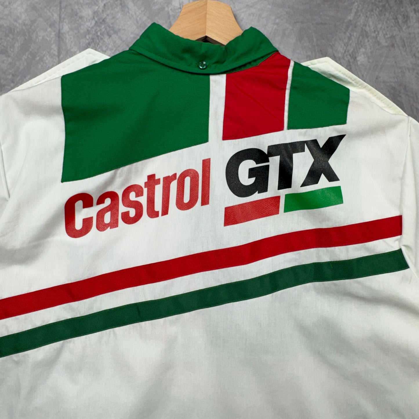 90s White Castrol GTX Racing Shirt 3910