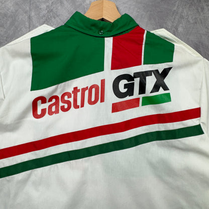 90s White Castrol GTX Racing Shirt 3910