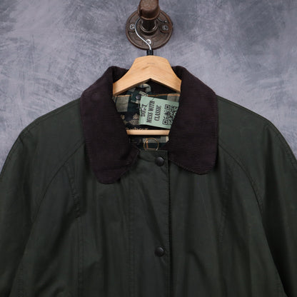 00s Olive Green Barbour Waxed Jacket 5073