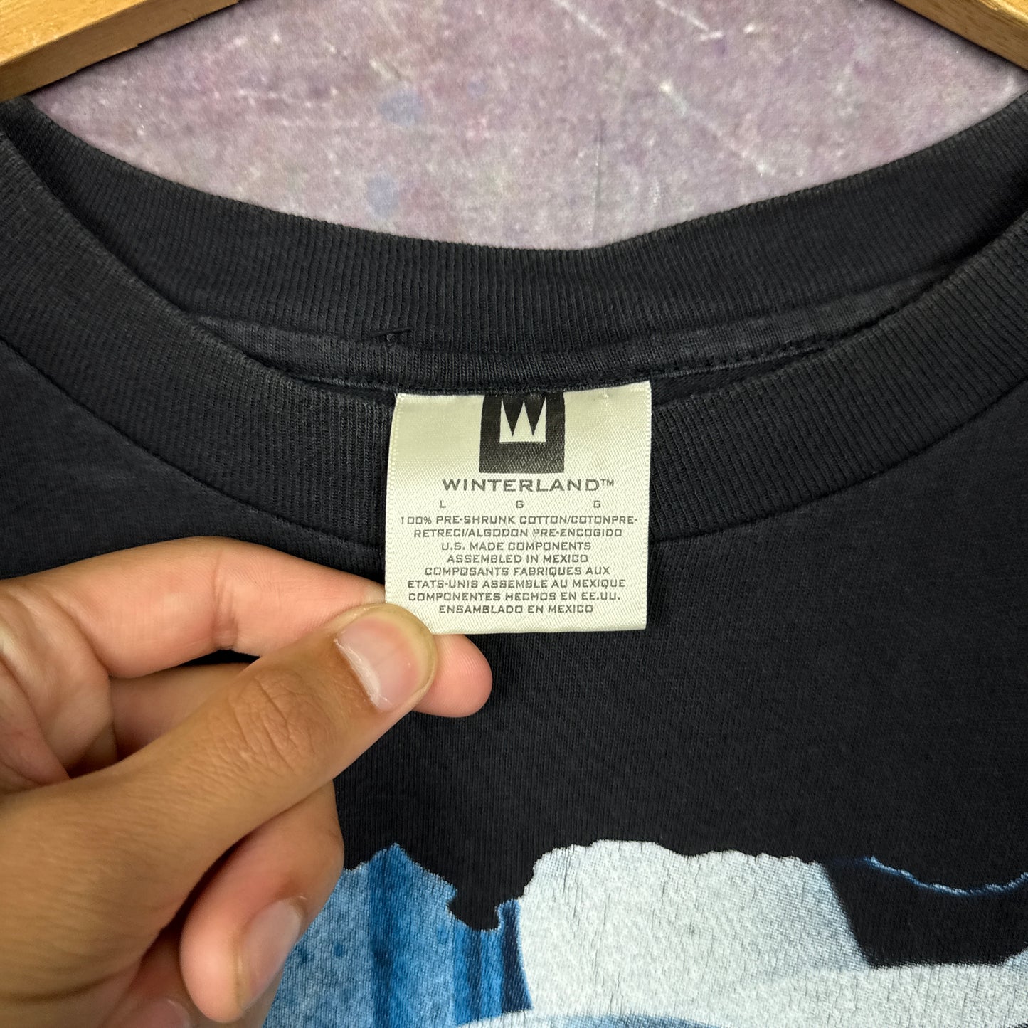 90s Black Charlie Daniels Band Graphic Shirt L 2864