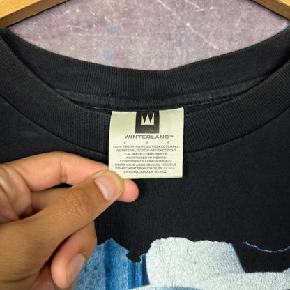 90s Black Charlie Daniels Band Graphic Shirt L 2864