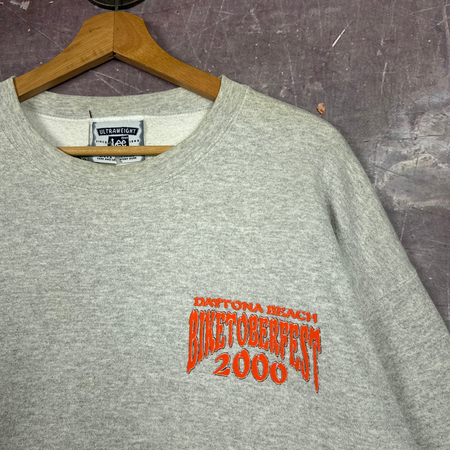00s Heather Gray Biketoberfest Sweatshirt 3091