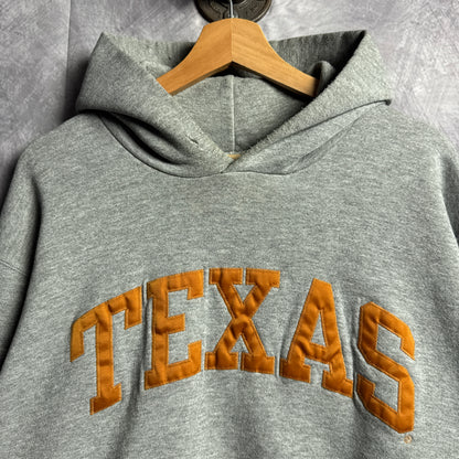 90s Grey Russell Texas Longhorns Hoodie 4430