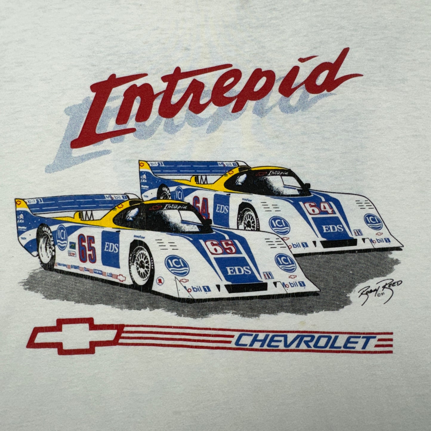 90s White Chevrolet Intrepid Shirt 3949