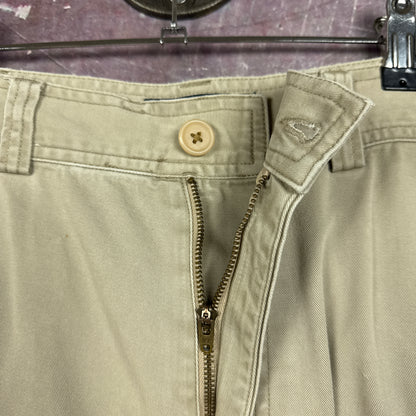 90s Tan Brown Polo Ralph Lauren Baggy Cargo Shorts 37x9.5 AZ06