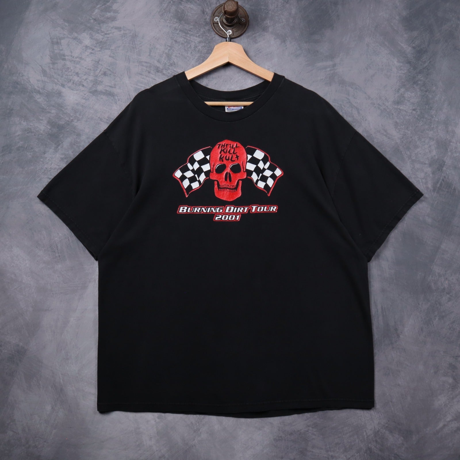 2001 Black Thrill Kill Kult Burning Dirt Tour Shirt 5374