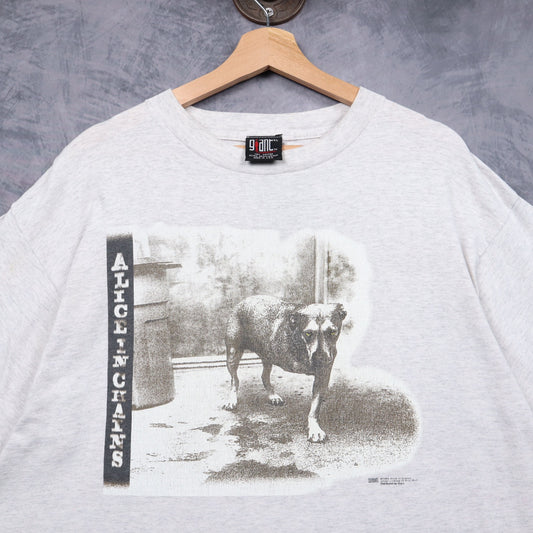 1995 Heather Grey Alice In Chains Tripod Shirt 5118