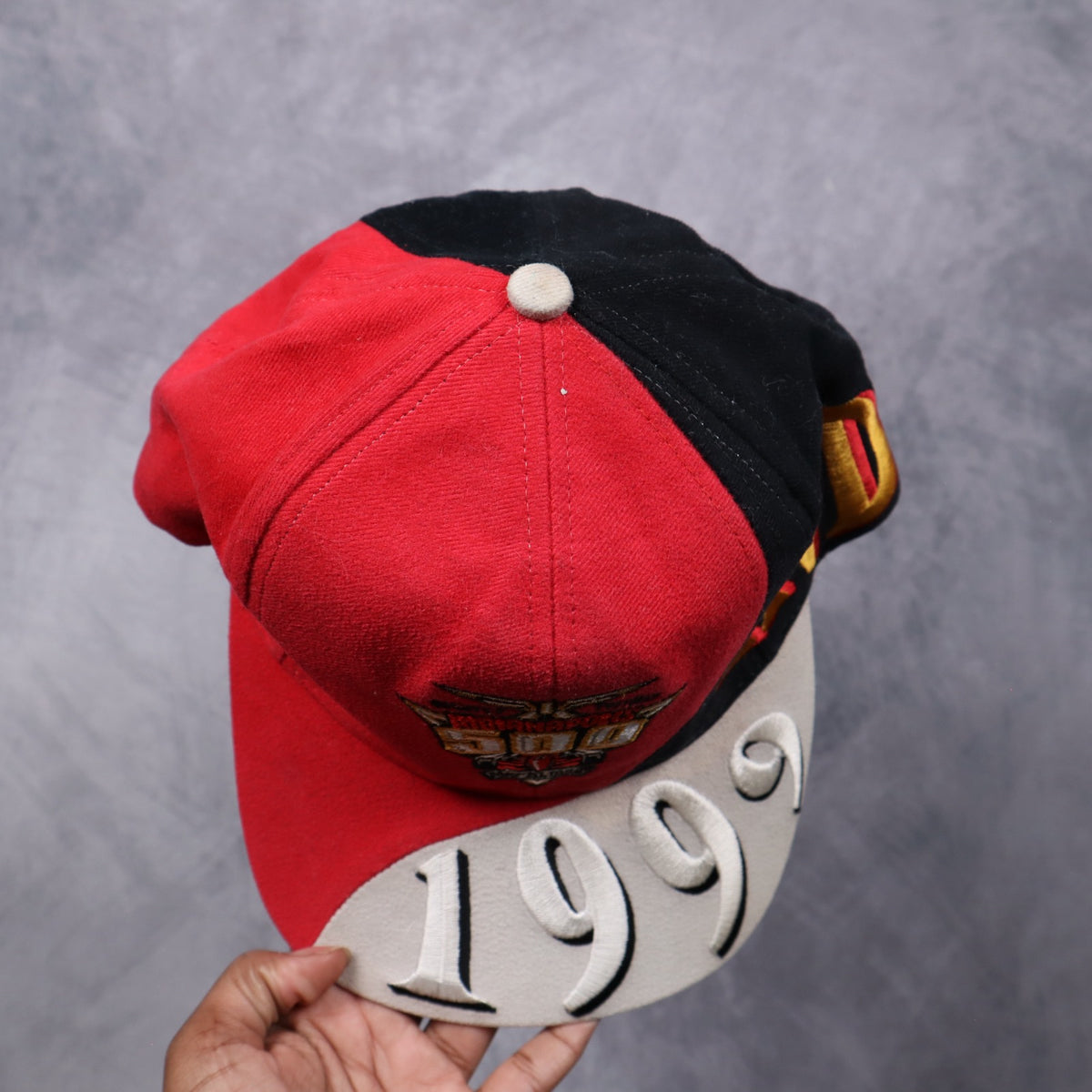 1999 Red Indianapolis 500 Snapback Hat 7287