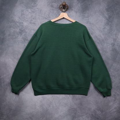 90s Green Michigan State Russell Athletic Crewneck Sweatshirt 5538