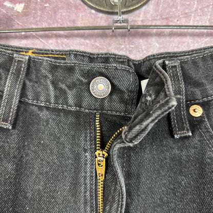 90s Black Levi's 512 Denim Shorts 29x10 2739