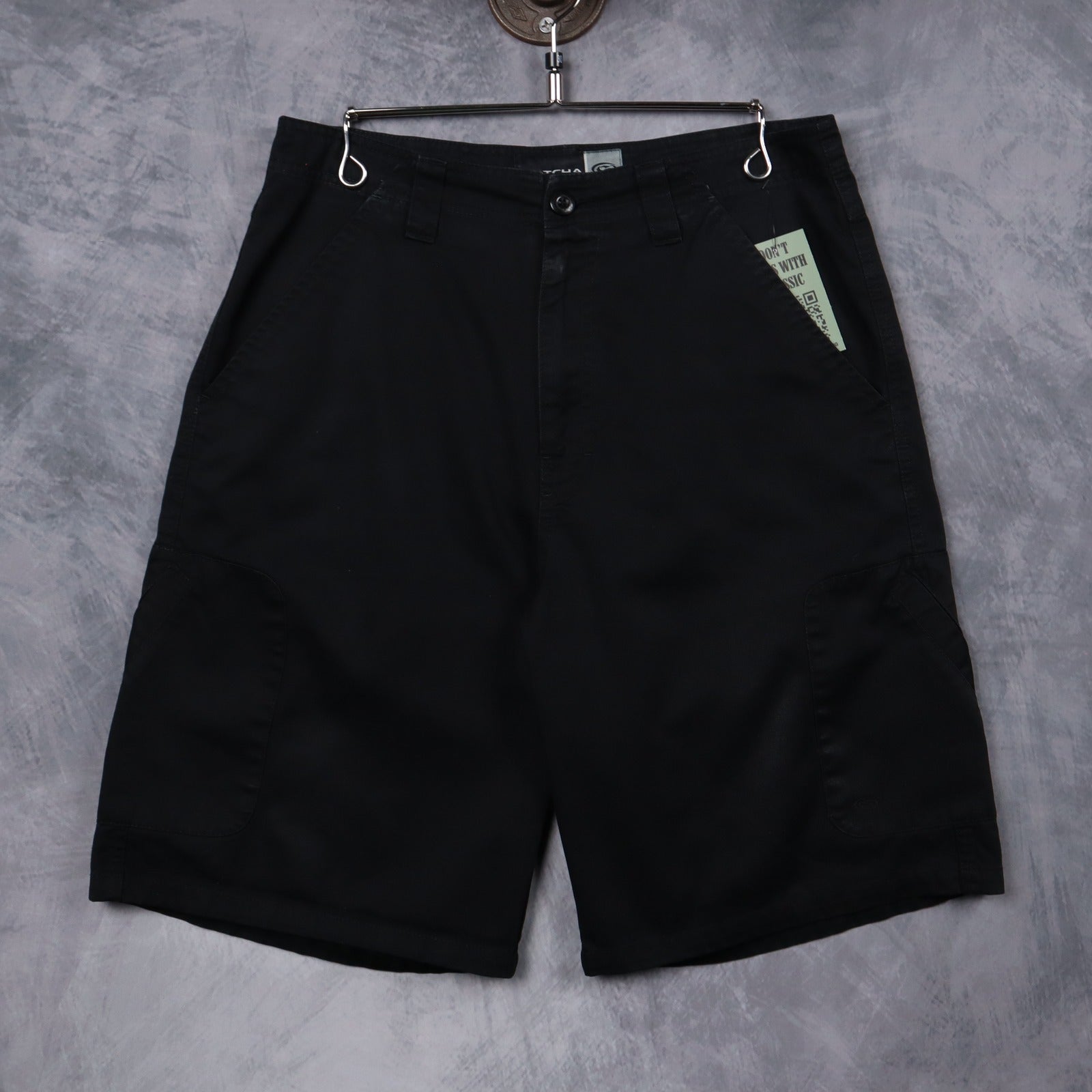 90s Black Gotcha Baggy Shorts 5194