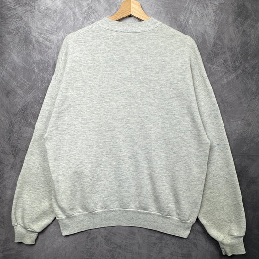 1995 Grey Steelers Cowboys Superbowl Crewneck Sweatshirt 4271