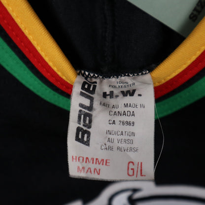 90s Black San Antonio Dragons Hockey Jersey 4831