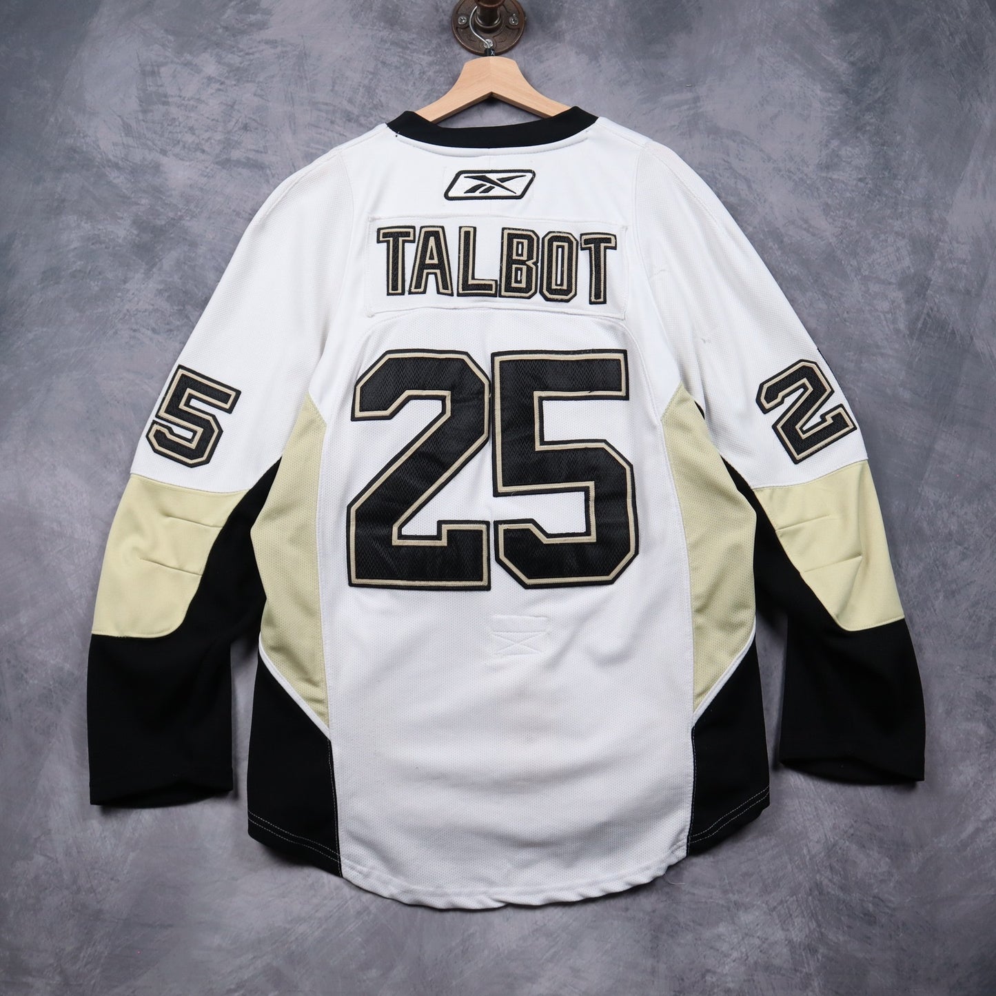 2009 White Pittsburgh Penguins Stanley Cup Final Talbot #25 Hockey Jersey 4872