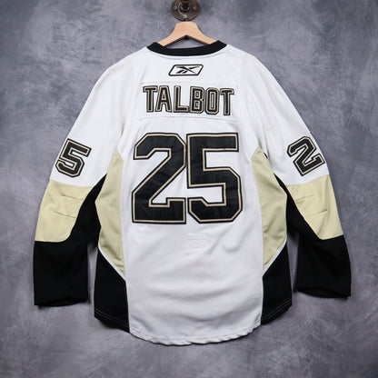 2009 White Pittsburgh Penguins Stanley Cup Final Talbot #25 Hockey Jersey 4872