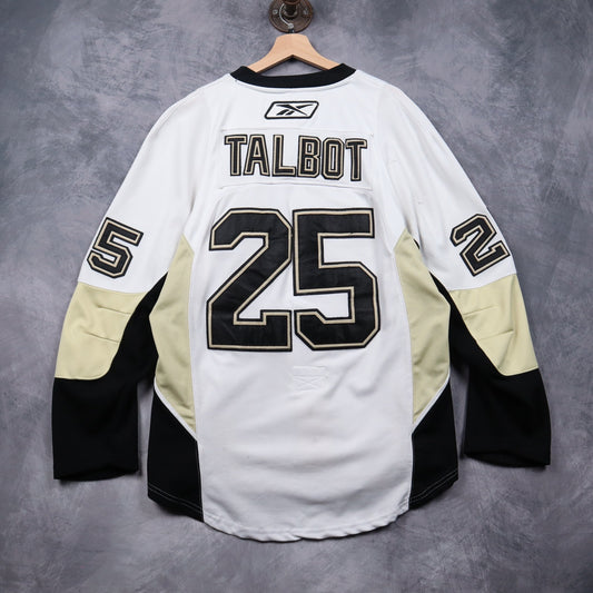 2009 White Pittsburgh Penguins Stanley Cup Final Talbot #25 Hockey Jersey 4872