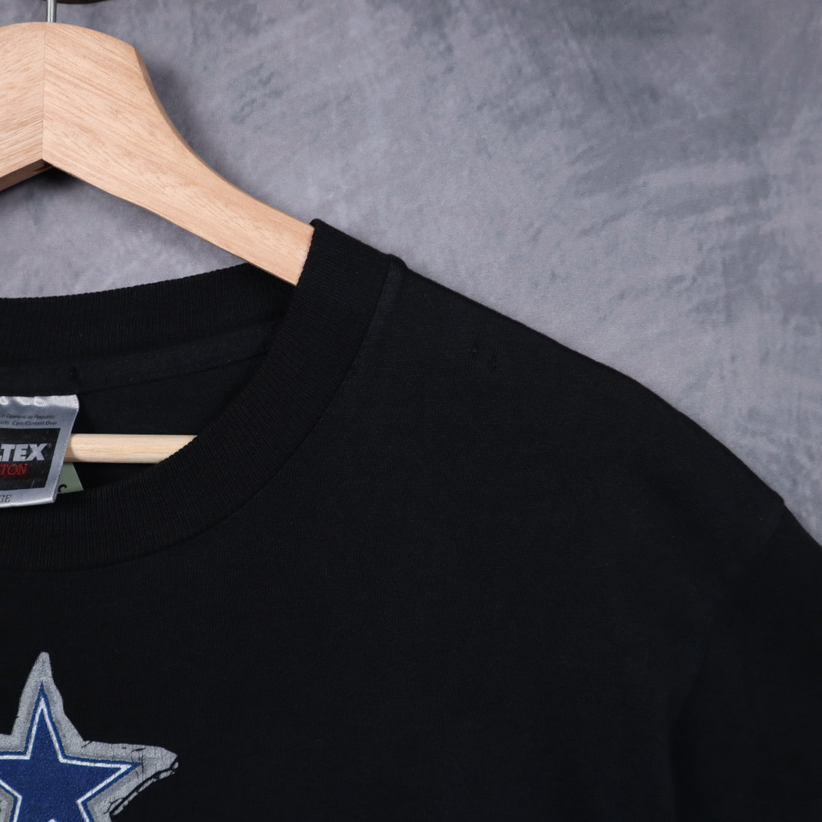 1993 Black Dallas Cowboys x Flintstones Shirt 6738