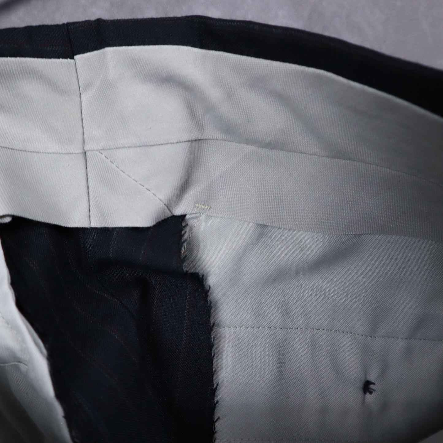 90s Navy Pinstripe Trousers 5274