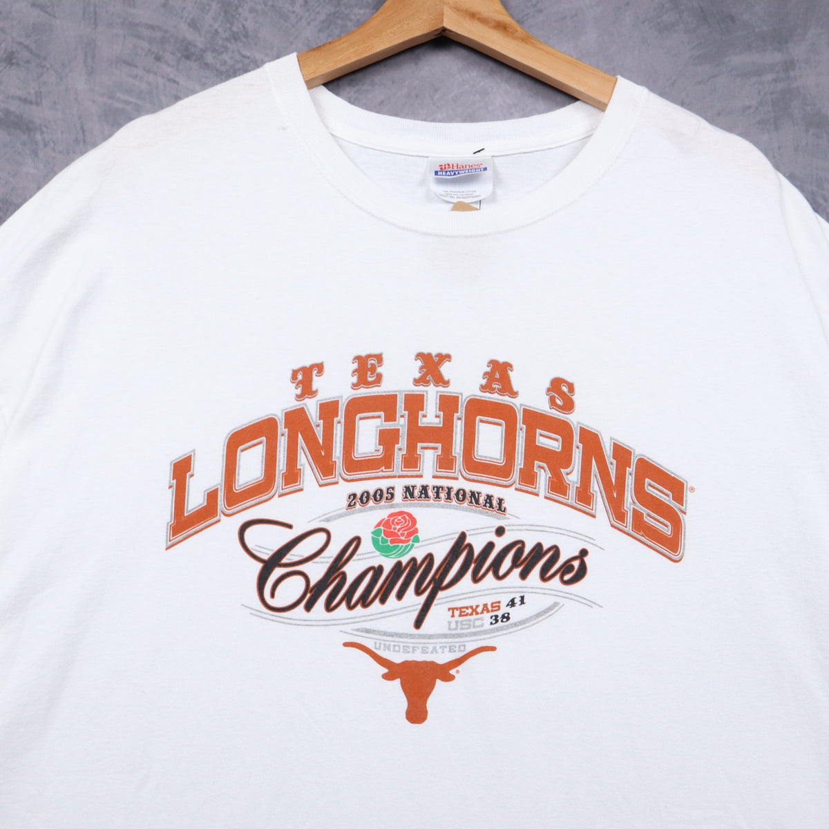 2005 White Texas Longhorns National Champions Shirt 5764