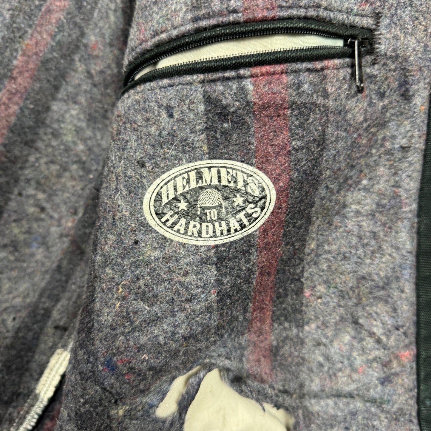 90s Black Carhartt Security Embroidered Detroit Work Jacket M 2378