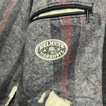 90s Black Carhartt Security Embroidered Detroit Work Jacket M 2378