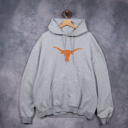 00s Grey Texas Longhorns Champion Hoodie 5637