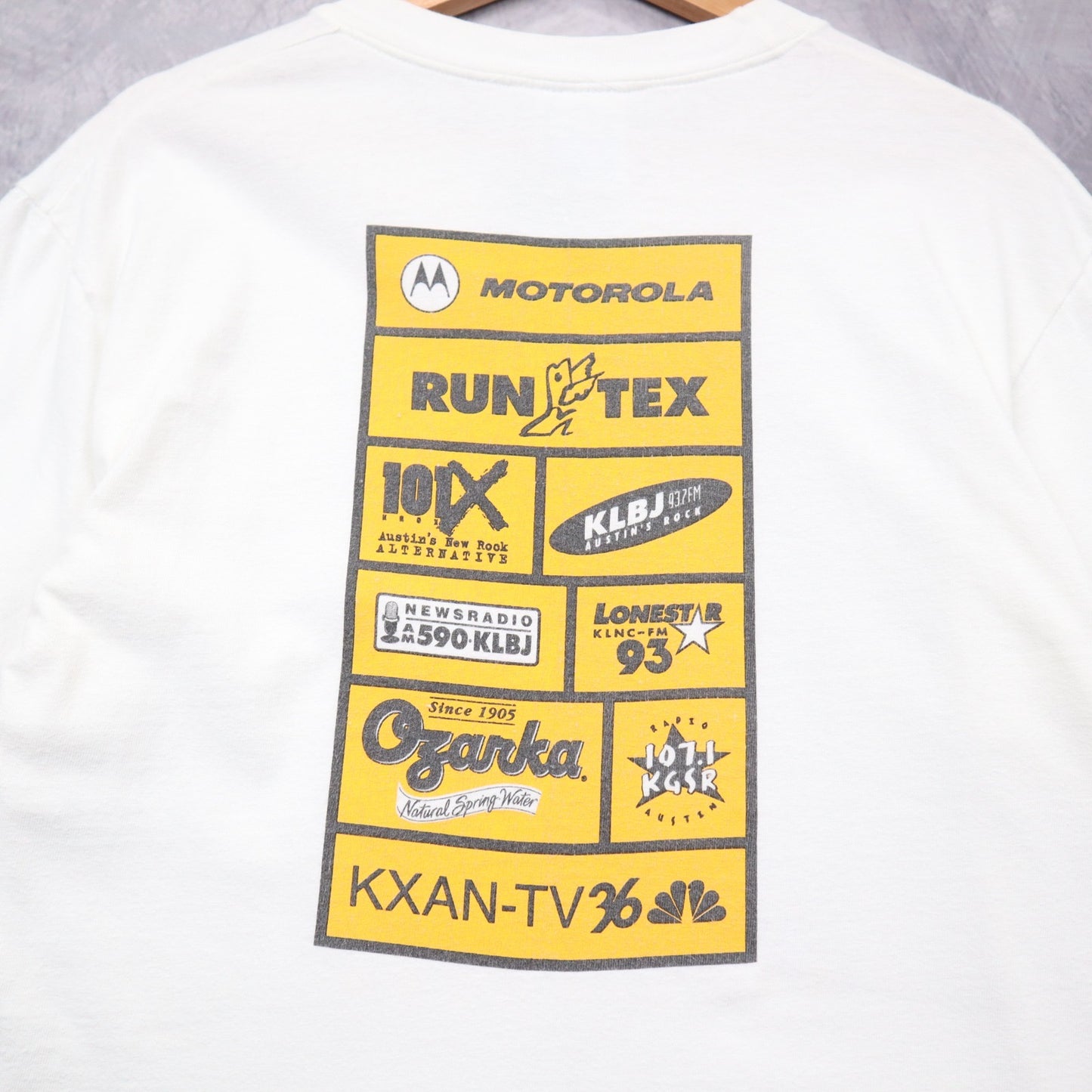 1999 White Motorola Austin Marathon Shirt 4665